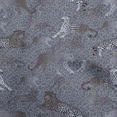 Cotton Flex Grayish Blue Fabric Animal  Sewing Craft Projects Fabric Prints By Yard 40 Inch
