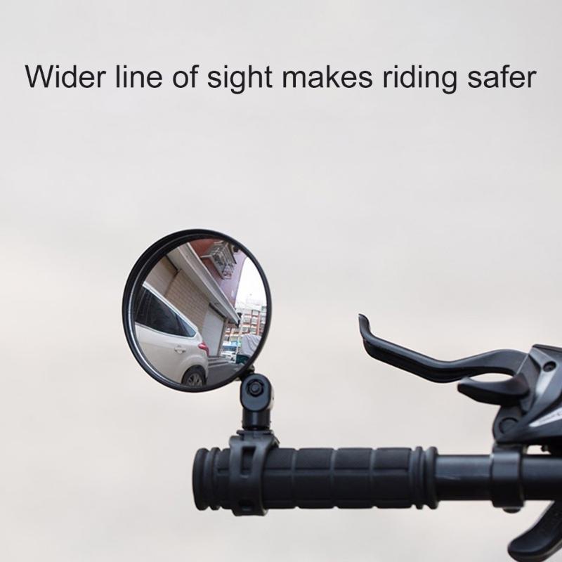 Universals Bike Mirror Adjustable Handlebar Rearview Mirror Handlebar Mount Mirror for Electric Bike Road Bicycles