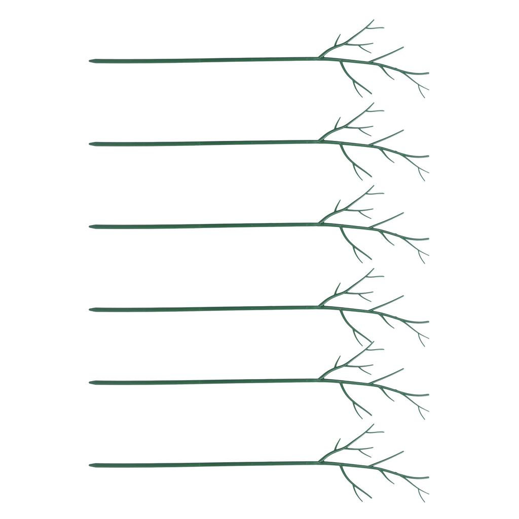 Plant Support Stakes Removable Garden Tree Branch Shape Green Plant Pole for Potted Plants and Flowers