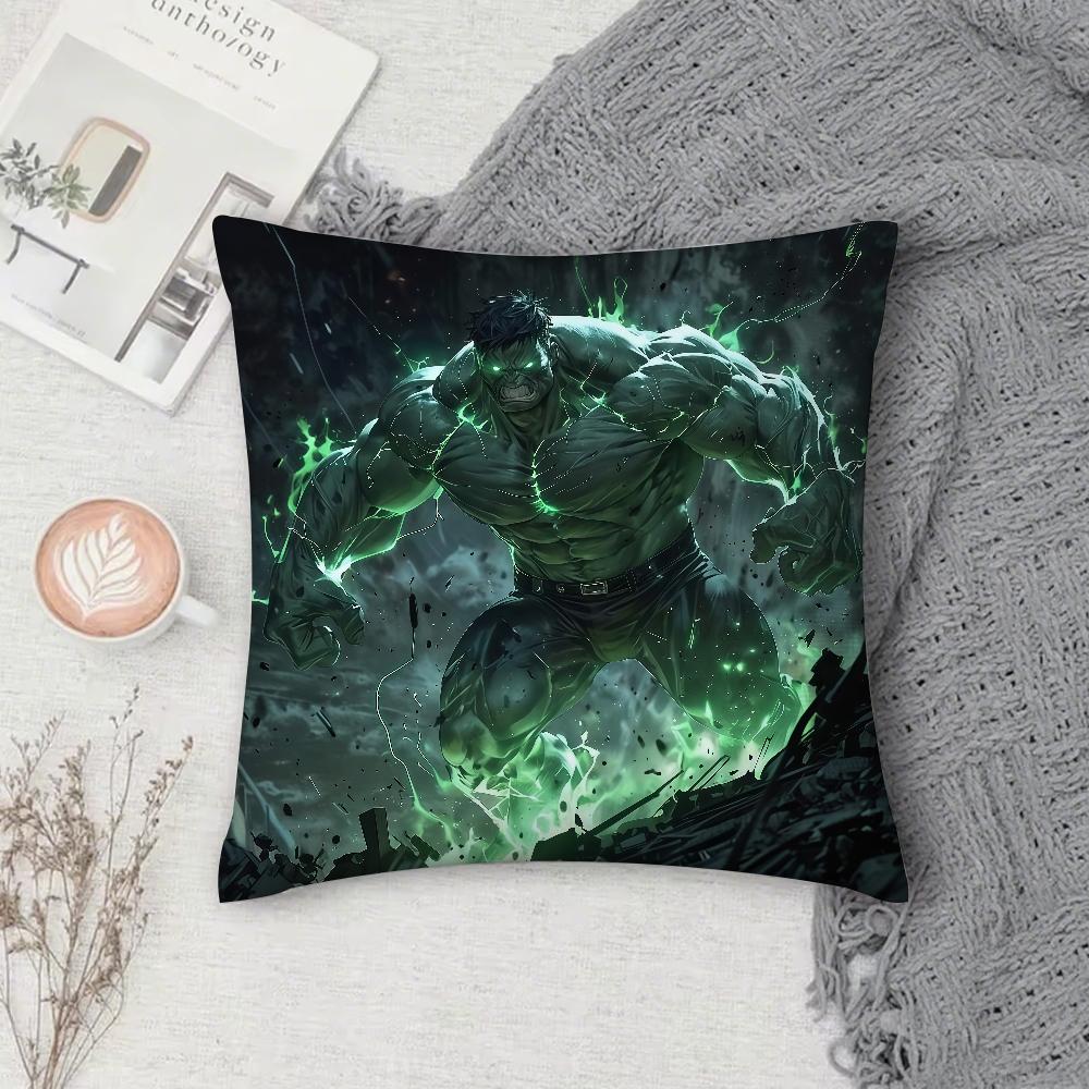 HHulk Pillow Case Square DoubleSided Printing Sofa Cushion Cover Pillowcase Bedroom Bedside