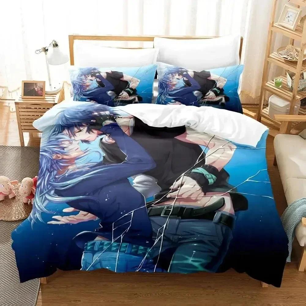 

3D Print Anime Dramatical Murder Game Comfortable Duvet Cover Pillowcase Bedding Set Children Bedroom Decoration Home Textile 70x133cm