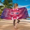 Crystal Palace Crest Design Beach Towel Microfiber Beach Towel, Lightweight and Quick-Dry, for Summer Travel, Swimming Pool Fan Birthday Gift