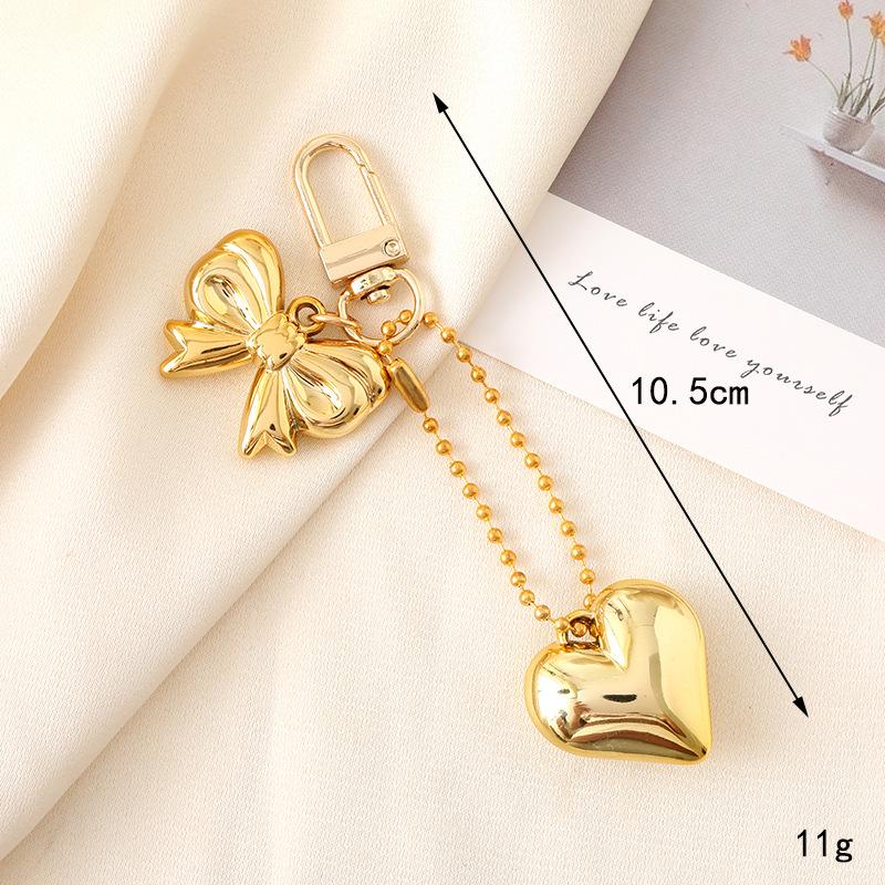 Handmade Colorful Bow Pendant Phone Case Keychain Lanyard Charm