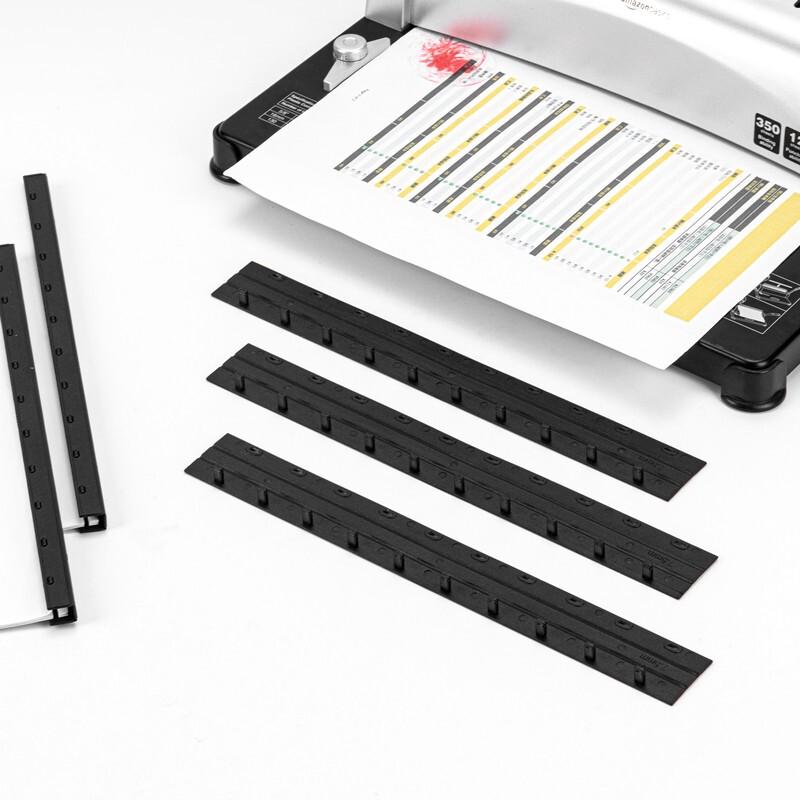 Deli A4 10-Hole Plastic Binding Strips, Black CN Plug (adapter Included)