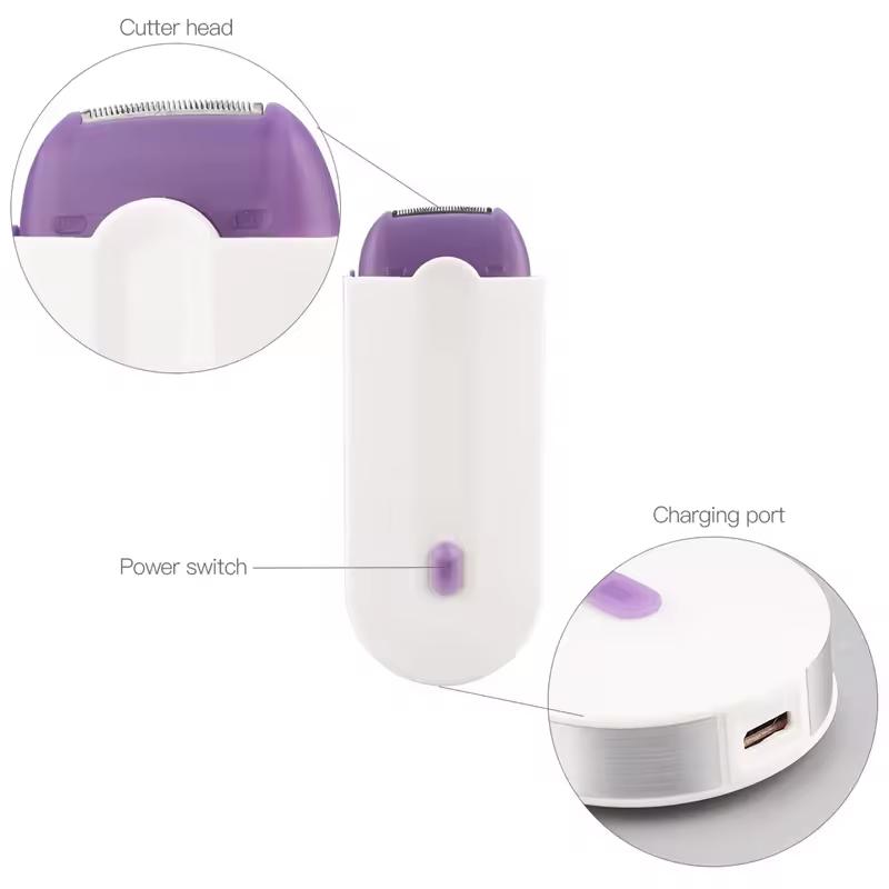 Women Painless Laser Epilator Sense-Light Instant Hair Remover Rechargeable Armpit Leg Bikini Hair Depilation Device