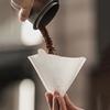 40 Stück Kaffeefilter, Kegelförmige Kaffeefilter, Natürliche kegelförmige Kaffeefilter, Pour-Over-Kaffeetropfer,