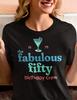 Fifty Birthday Crew T-Shirt, Milestone 50th Celebration