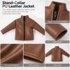 Handmade PU Leather Jacket for 11.5 Inch Doll/for 1/6 Male Action Figure Dolls