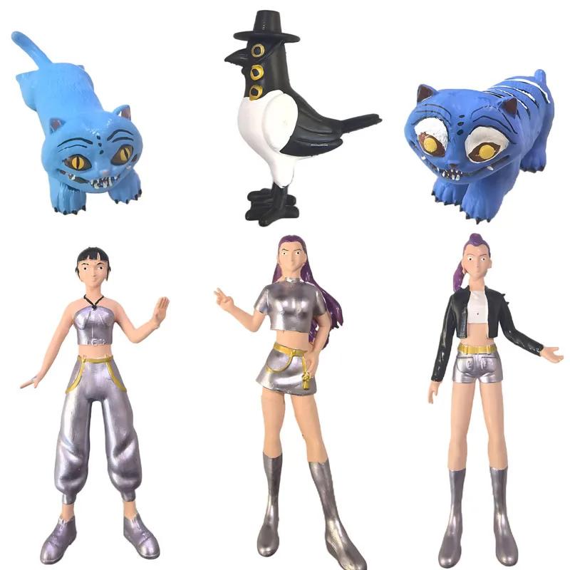 Anime Kpop Demon Hunters Figure Model Toy Cartoon Gaming Peripherals Desk Decoration Collection Figures Model Toy for Kid Gift