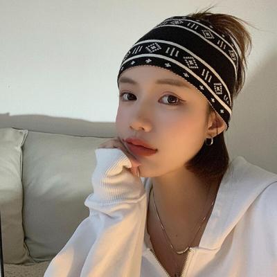 Linuan Bandana Confortable Turban Large Tricoté Bandeau pour Cheveux