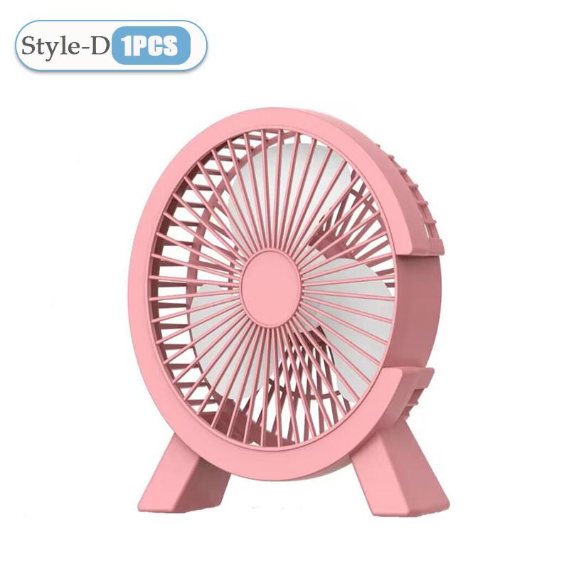 

Quiet 360 ° Rotate Fan Night Light Fan Student Dormitory Clip Fan Office Desktop Outdoor USB Charging Handheld Small Ceiling Fan