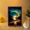Light Painting Picture Frame Modern Landscape LED Night Light Room Decor Art Atmosphere Christmas Gifts Bedside Table Mood Lamp