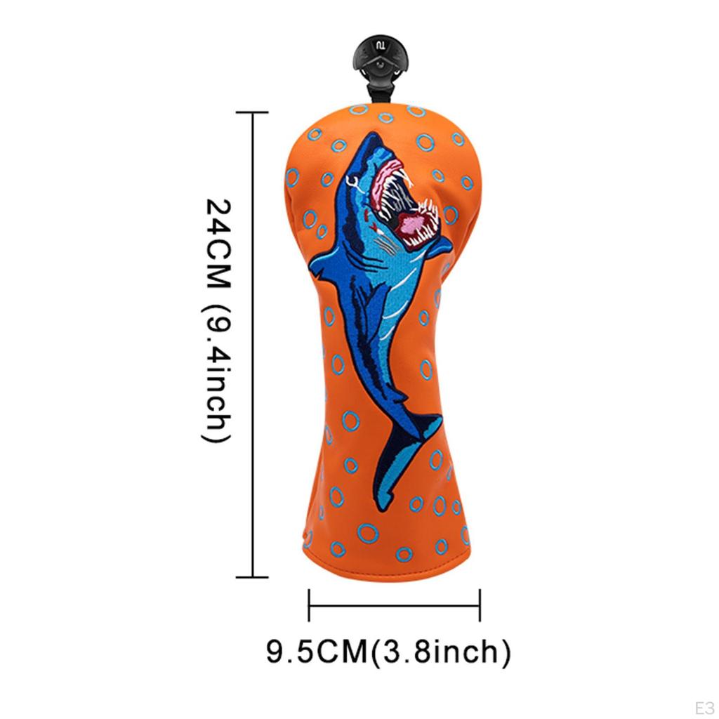 Fashion Golf Club Head Cover Interchangeable No. Tag Waterproof Case Fleece 3 5 UT Headcover Men