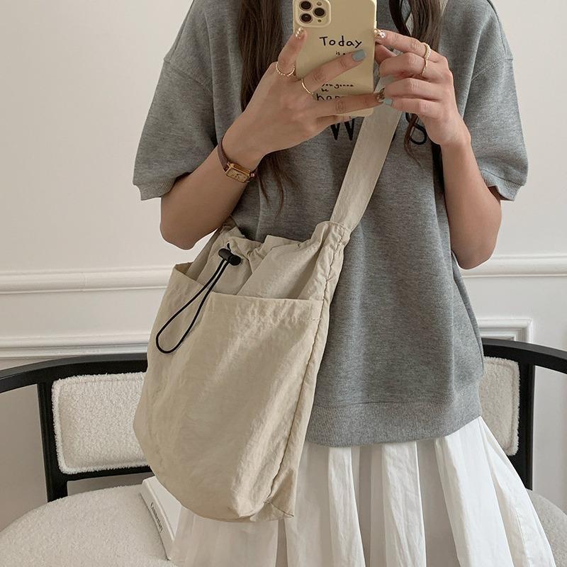 Casual big bag women's new fashion cloth bag shoulder bag large capacity tote bag class commuter messenger bag