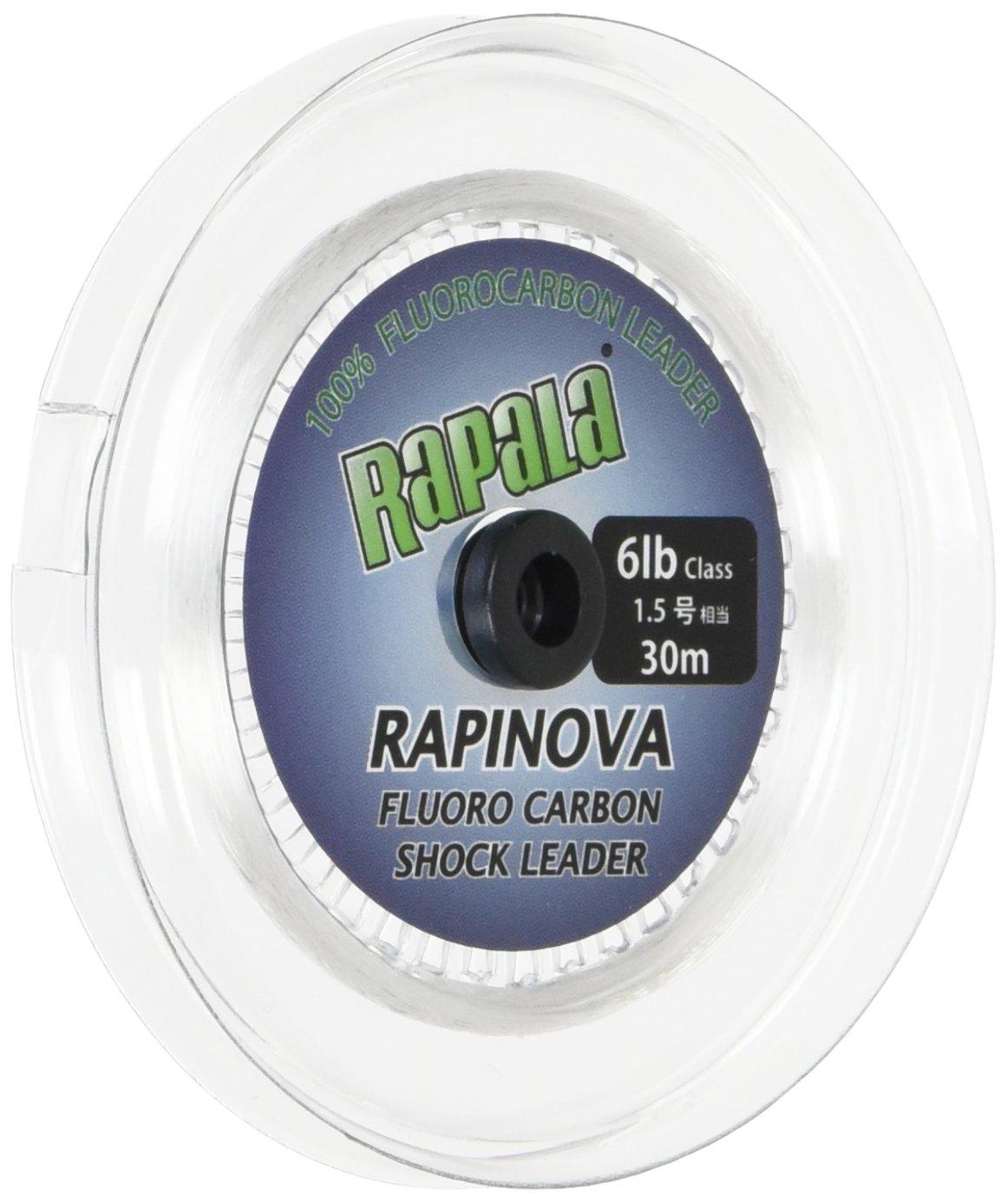 

Rapala Rapinova Shock Leader, 30m, 1.5 6lb Fluorocarbon, Clear, RFL30M6