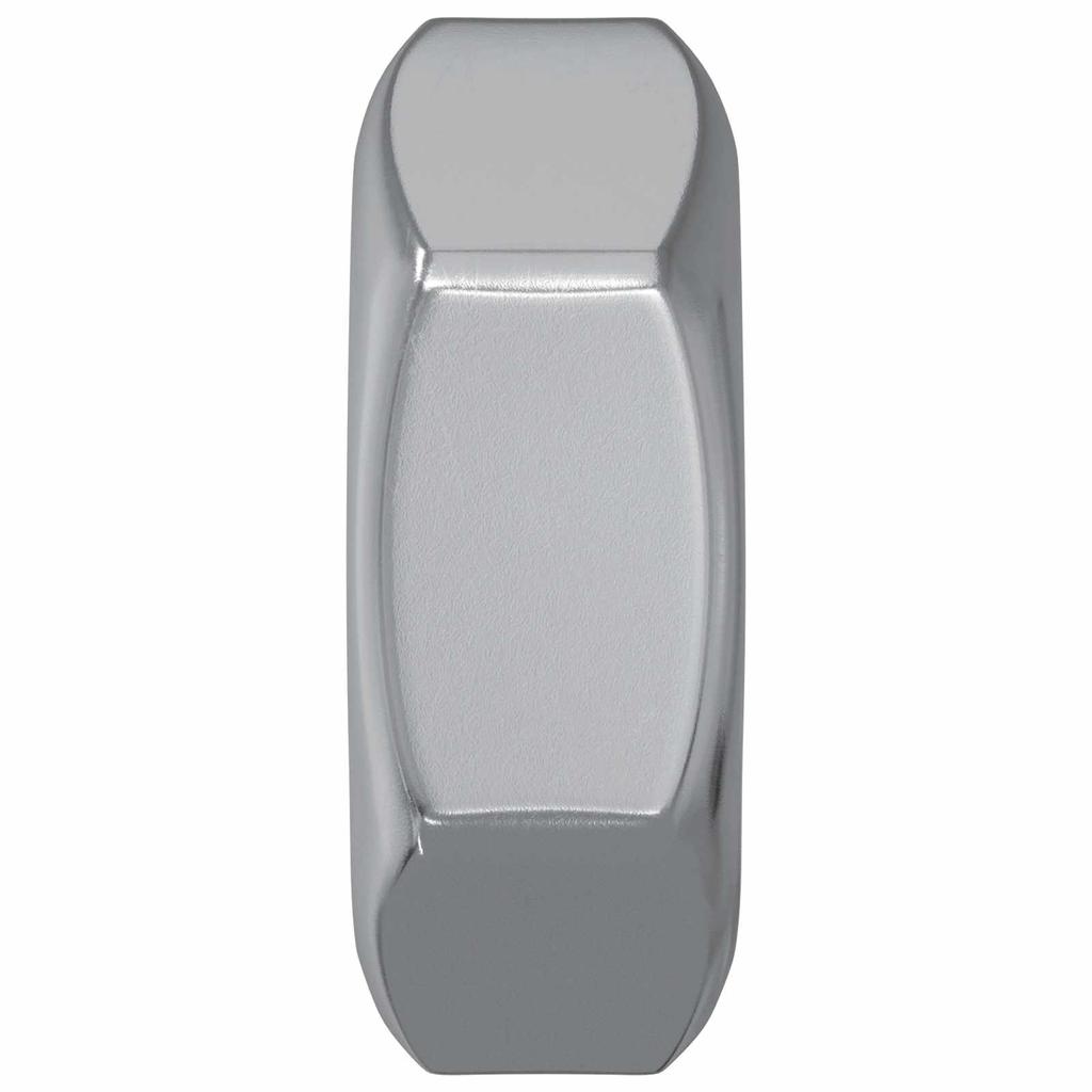 Hex Nut 12 Pcs Silver M8 Metal