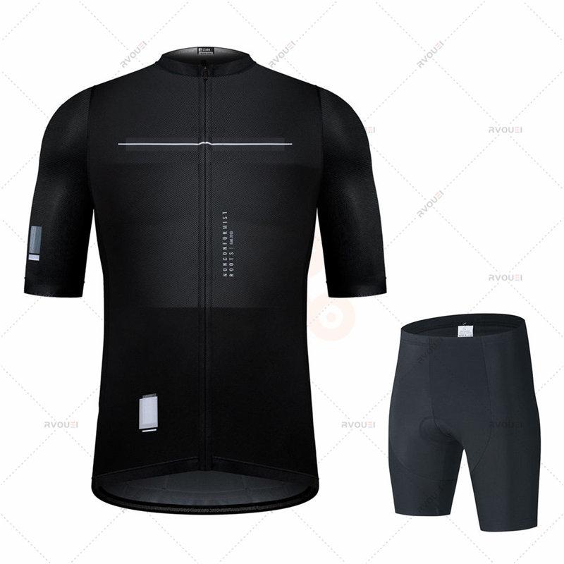 Cycling Clothing Set for Men, Short Sleeve Jersey, Pro Team, Road Bike, New Spain,