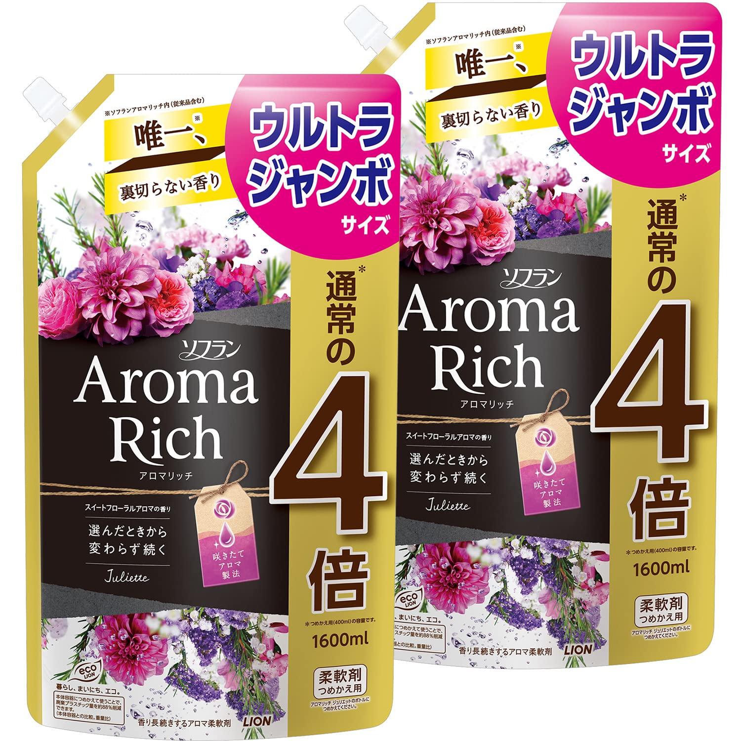 

Soflan Aroma Rich Большой Soflan Aroma Rich Juliet Цветочный Жидкий Кондиционер для Белья Ультра 1600 мл х [Оптовая покупка, Объем] (Сладкий аромат) Сменный блок, Джамбо,
