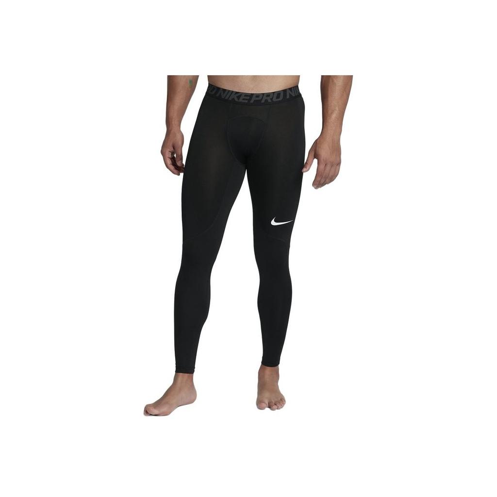 Nike Solid Color Logo Print Breathable Fitness Pants Men bottoms Black 838038-010