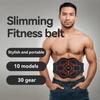 Entraîneur d'abdominaux portable Stimulateur musculaire électrique EMS Ceinture sculptante Ceinture abdominale Amincissement du corps