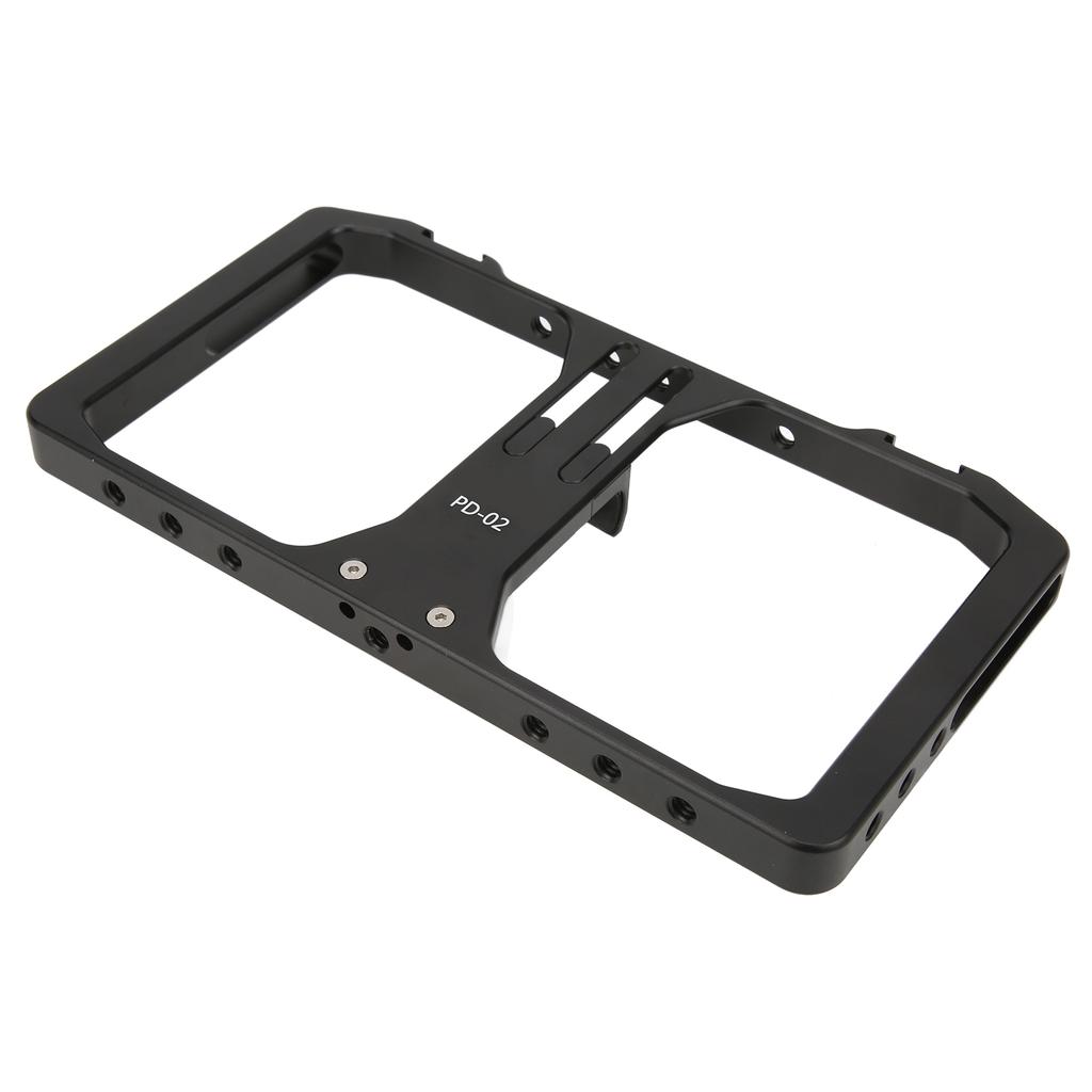 Manbily Phone Cage Grip Rig PD‑02 PRO 2 Metal Handheld Stabilizer Frame with Hot Shoe