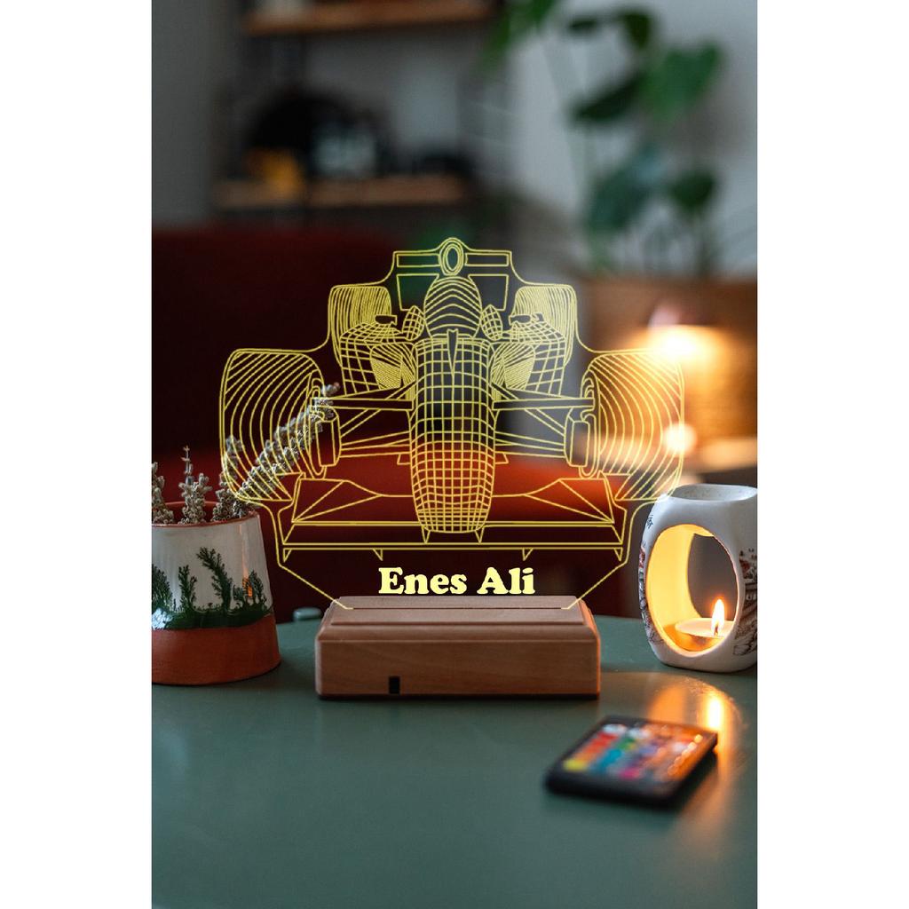 Veilleuse à 16 couleurs contrôlées Formula F1