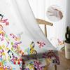 Colorful Musical Notes Music Symbol Chiffon Sheer Curtains Ideal for Living Room Bedroom Ornamentation Window Voiles Tulle Drapes Curtain