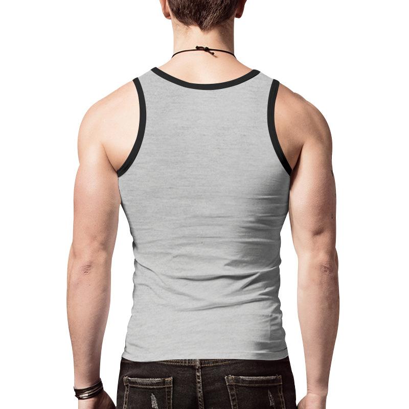 Ärmelloses Unterhemd für Herren im Farbblock-Design, elastisch, für Fitness, schnelltrocknend und atmungsaktiv, modisches Sommeroberteil, S-3XL