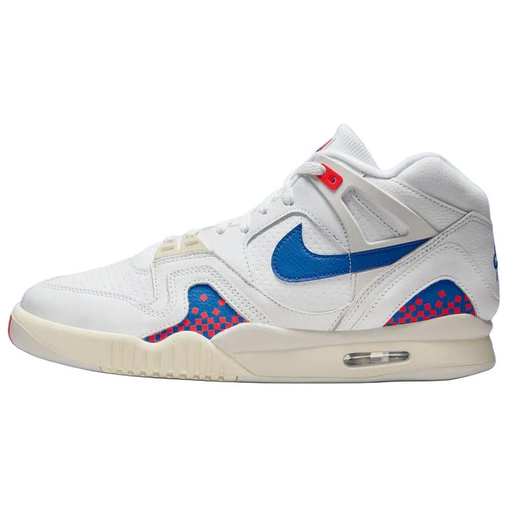 Nike Air Tech Challenge 2 Pixel Court Men Sneakers White Royal-Blue Laser-Crimson FZ9033-102