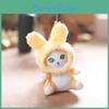 Soft Pp Cotton Plush Cute Kitty Rabbit Keychain Stuffed Animal Doll