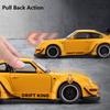 2026 Porsche 911 993 Modified Supercar Sounds  Light Pull Back Car Simulation Diecast  Toy Vehicle Alloy Collection Model Supercar Toy