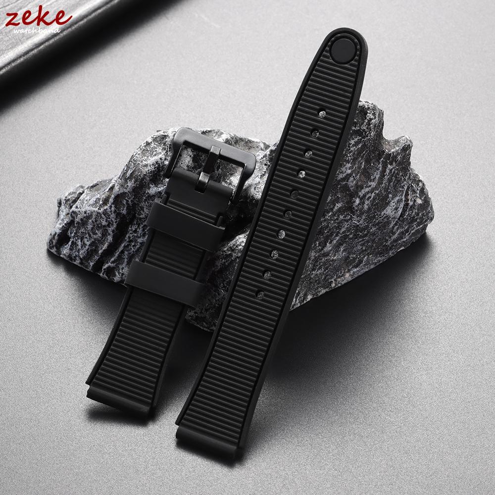 Silikonowy Pasek do Zegarka Zamiennik dla Casio F91-W Miękki Wodoodporny Sportowy Pasek 18mm Męski Damski Czarny Bransoleta na Nadgarstek