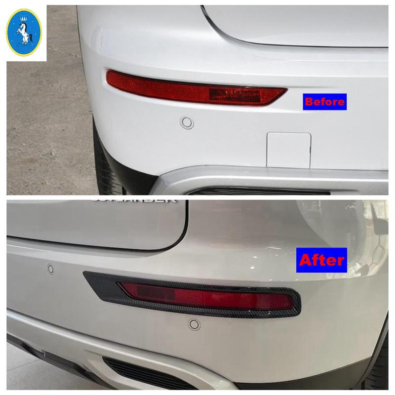 Car Rearview Mirror / Rear Fog Lights Lamp / Oil Gas Tank Cap Cover Trim For Mitsubishi Outlander 2024 2025 ABS Accessories