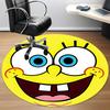 1pc SpongeBob Carpet, Round Non-Slip Durable Large Size Office Carpet, Suitable for Office, Beautiful Decoration