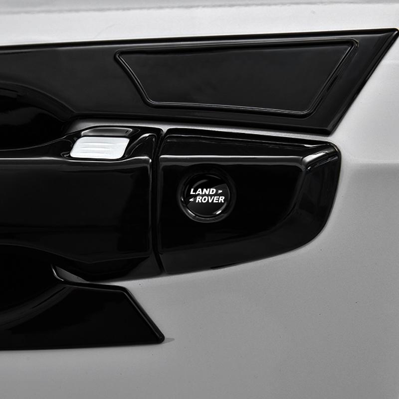 2/4/6 Stück Auto Türschloss Schlüsselloch Aufkleber Emblem Auto Schutzaufkleber für Land Rover Range Rover Defender Freelander Discovery 1 2 3 Evoque Rover L322