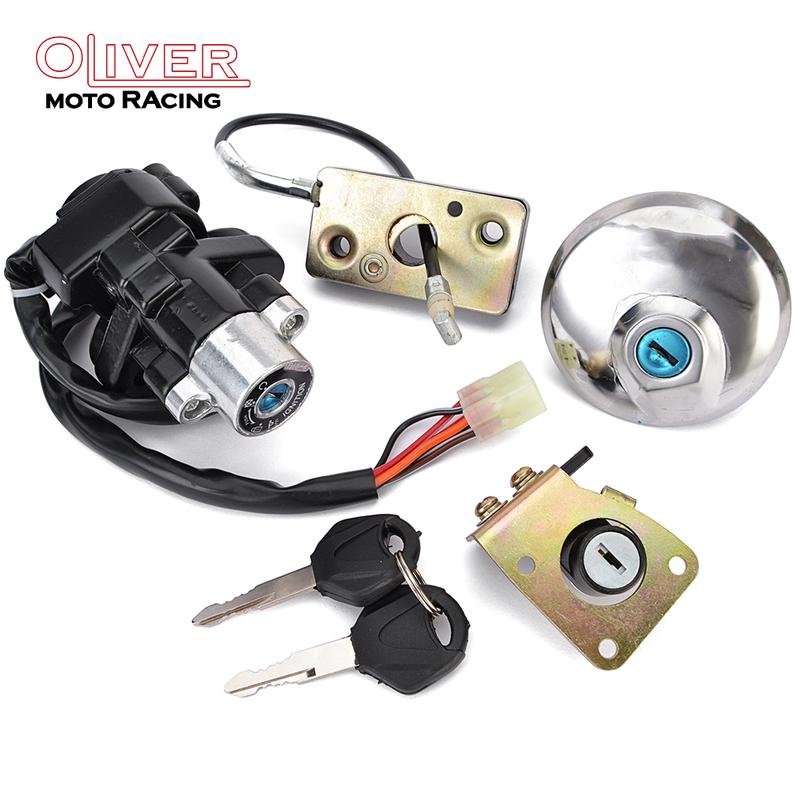 Ignition Switch Fuel Seat Lock Gas Cap Key Set For Honda CMX250 REBEL CMX 250 1985-2014 CA125 1995-1999 CA 125