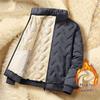 Men's Winter Warm Fleece-Lined Coat - Dirt & Wear Resistant, Loose Fit