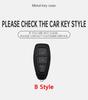 Adesivo per Auto Caldo Per Ford Nuova Custodia in Pelle per Chiave Remota per Auto Portachiavi Accessori Supporto per Ford ST Line Fiesta Focus Mondeo Ecospo