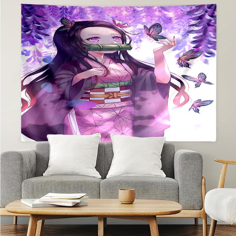 1PC Vibrant Anime Characters K-pop music group Tapestry Accessories for Bedroom,Livingroom, dormitory Room Wall Decor Fan Birthday Gifts