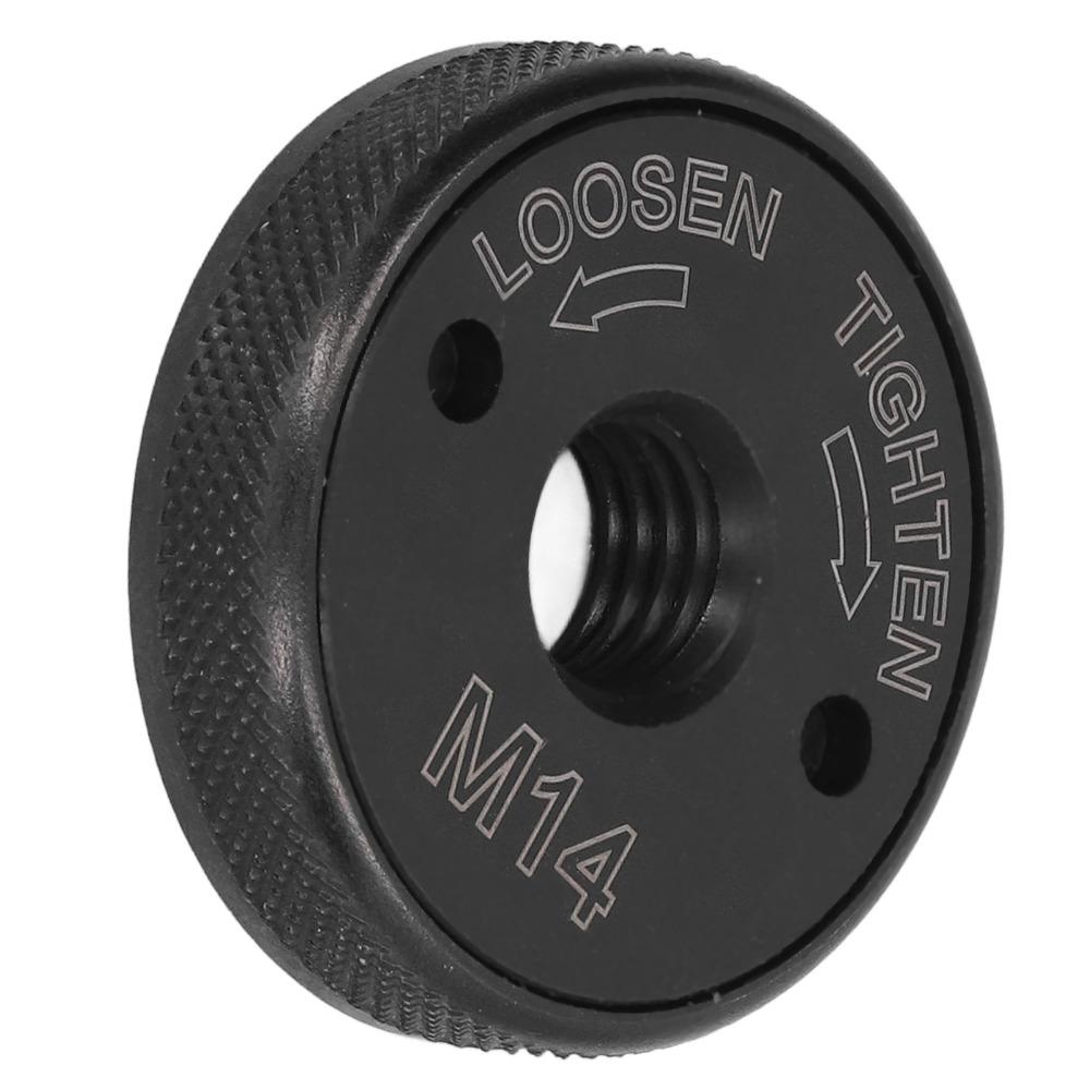 Black Self Locking Flange Nut M14 Thread Quick Release Flange Nut  Pressure Plate Part