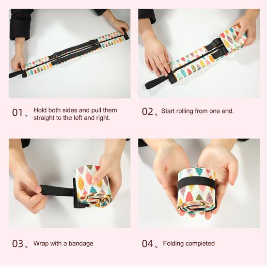 Katlanabilir Yeniden Kullanılabilir Bakkal Çantası Çiçekli Akordeon Katlanabilir Alışveriş Çantası Naylon Ağır Hizmet Alışveriş Bez Çantası Seyahat Piknik Kamp İçin Cebe Sığar