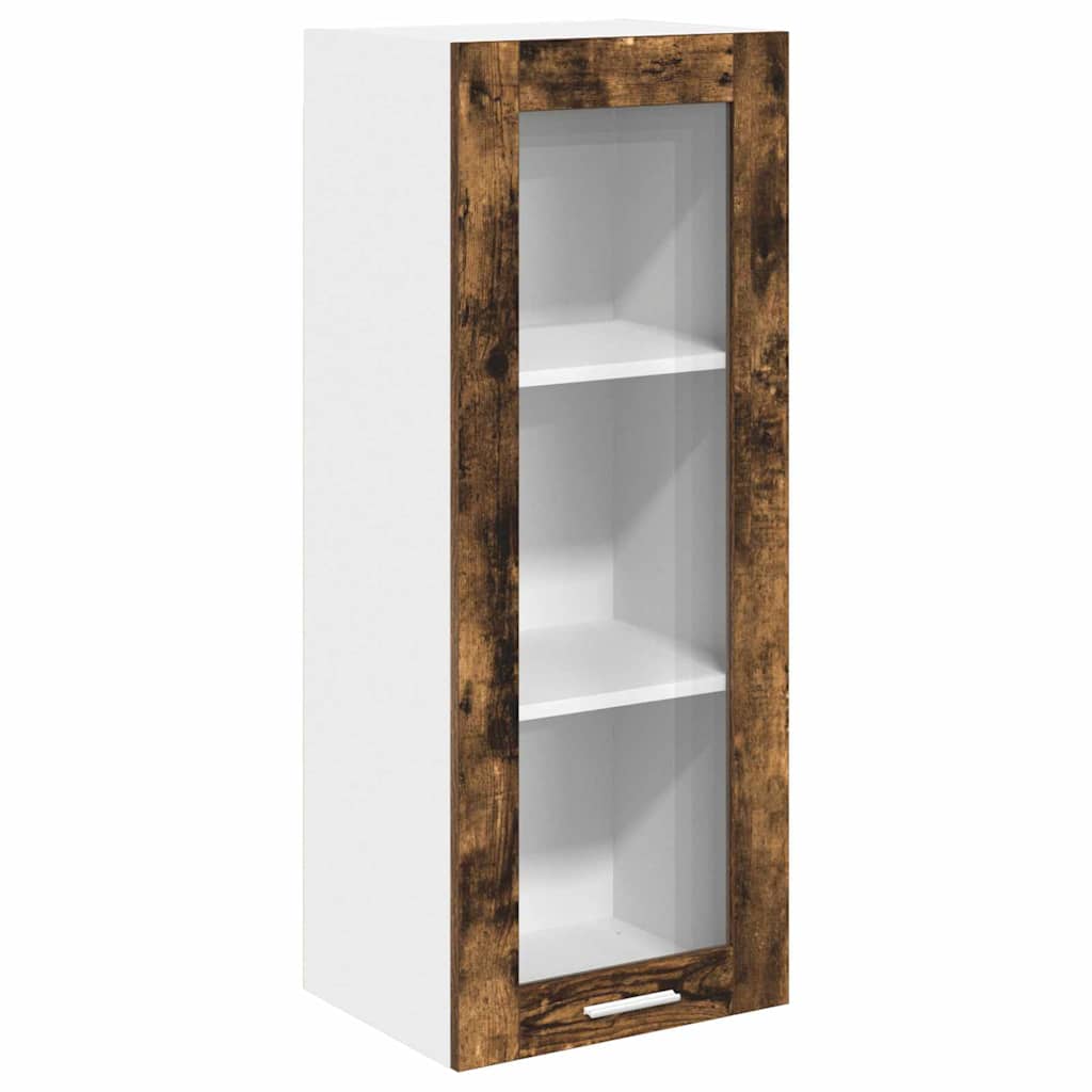 Hanging Cabinet Smoked Oak 40 x 31 x 100 cm Wood Based Panel