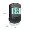 Metal Push Button Garage Door Remote Controller 433MHZ Gate Opener Remote Universal 4 Buttons Garage Door Opener Transmitter