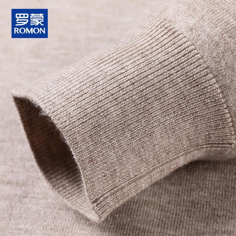 ROMON Men's Polo Neck Cashmere Blend Sweater