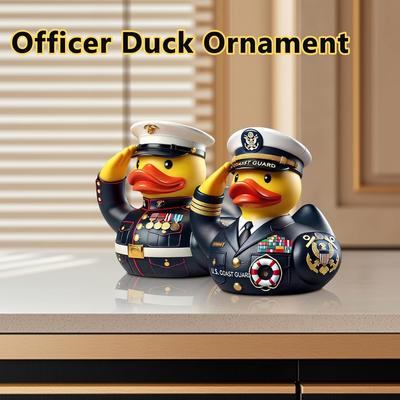 Canards en caoutchouc militaires, Petits canards en caoutchouc en résine Jeep Ducking, Canard Mémorial des Vétérans Figurines uniques et amusantes Décor de fête Cadeaux