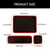 Double Sided Magnetic PU Leather Mat Tool Pad Flexible Tool Holder for Effortless Note Management and Desk Tidiness