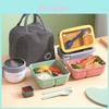 Nordic Style Microwave Safe Bento Box For Students And Office Use