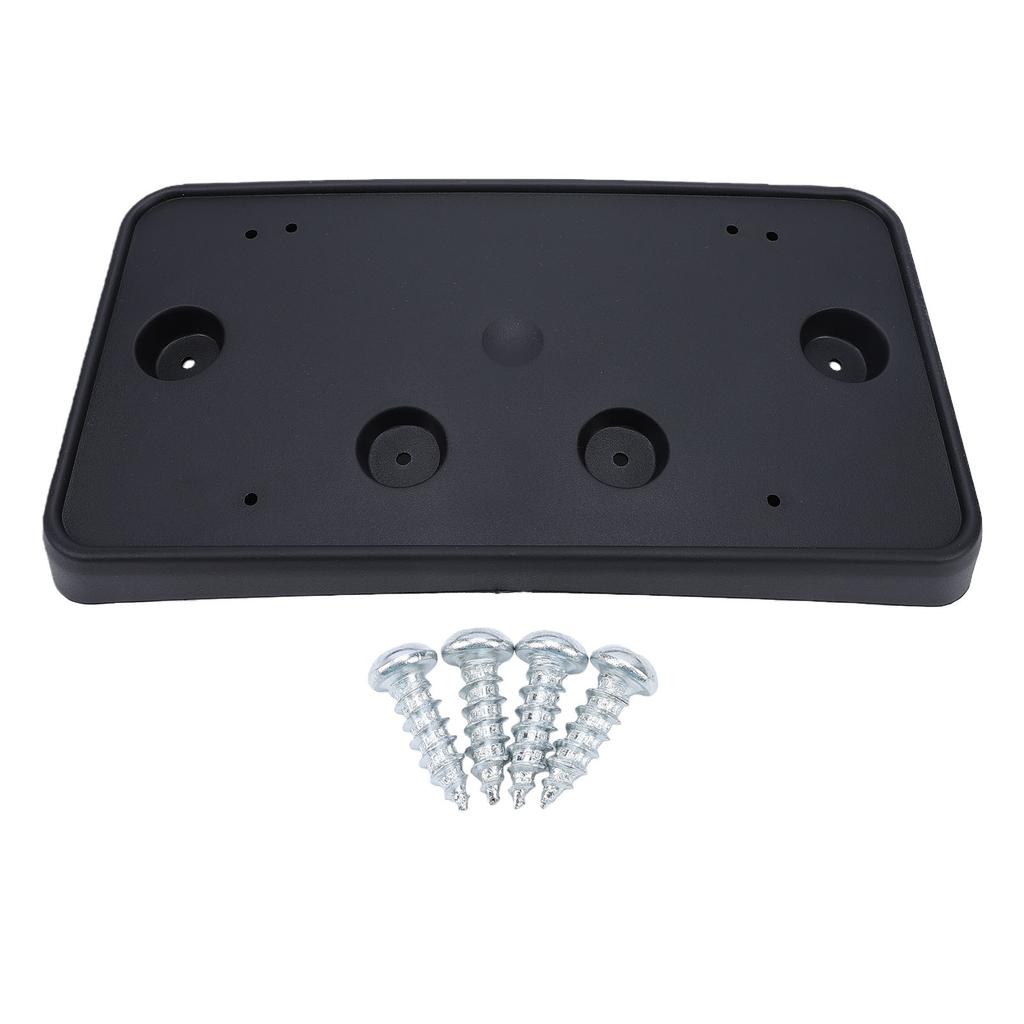 Front License Plate Bracket 84428905 Curved Design Plastic Replacement for Silverado 1500 2019 2022 US Version