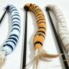 Cat Hunting Toy Funny Stick Toy, Toys for Indoor Cats, Interactive Pet Teaser Wand, Plush Kitten Toys, Play Exercise Striped Tail