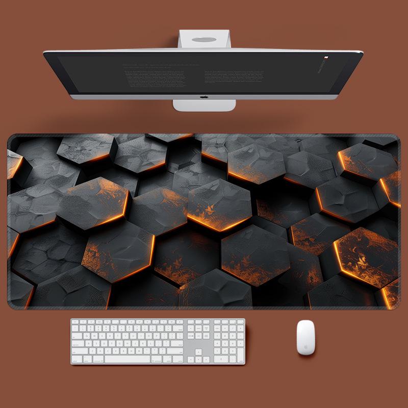 

Очень большой нескользящий игровой коврик для мыши для общежитий - Толстый, прочный дизайн для клавиатур и ноутбуков 1000x500x3mm